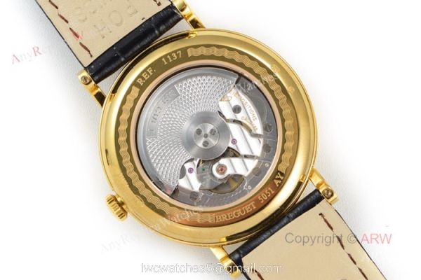 Replica Breguet Classique Automatic Watch Yellow Gold Breguet Classique Moonphase Dial 5