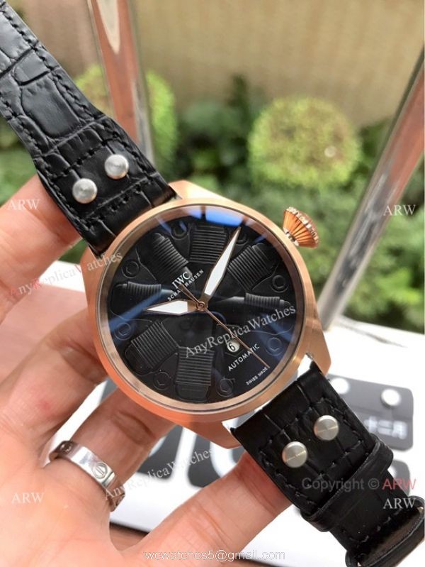 New Copy IWC Pilot Top Gun Concept Edition Watches Rose Gold 5