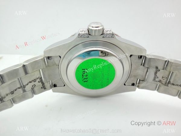 Best Replica Rolex Submariner Stainless Steel Iced Out Diamond Watch 40MM 5