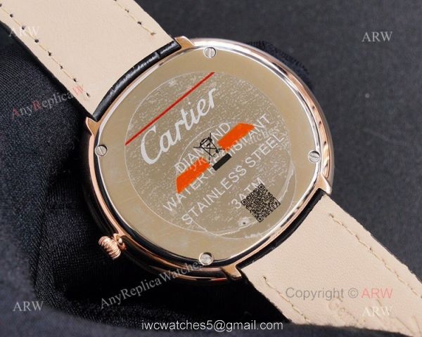 Swiss Copy Cartier Panther Rose Gold Diamond Watch For Men 5
