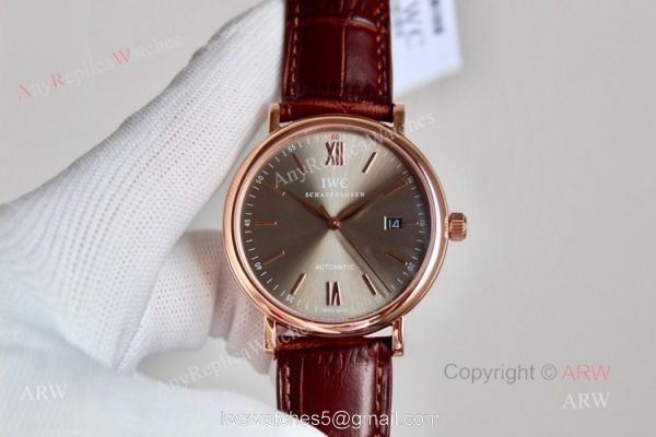High Quality Replica Rose Gold IWC Portofino Automatic Watch For Men 5