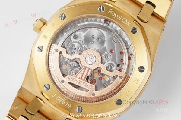 New 15202 Audemars Piguet Royal Oak 39mm Watch With Black Dial Swiss Made Replica 5