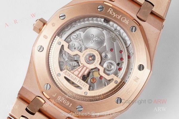 New Audemars Piguet Royal Oak Rose Gold 15202 Swiss Knockoff Watch 39mm 5