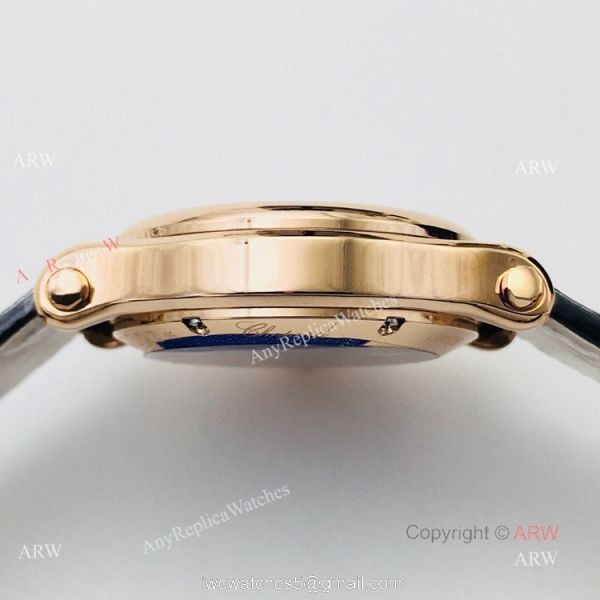 Swiss Copy Chopard Happy Diamonds Watch Women Chopard Happy Sport Rose Gold For Sale 5