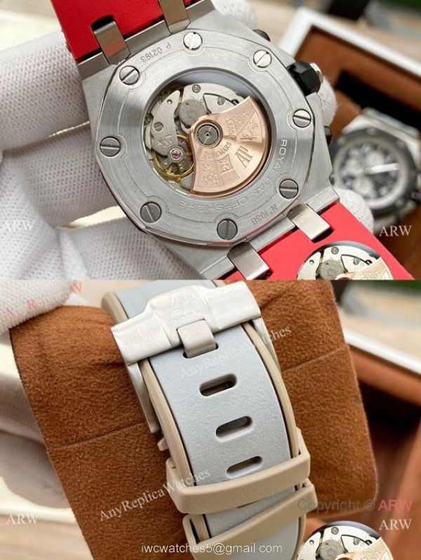 Best Copy Audemars Piguet Royal Oak offshore 42mm Watches Rubber Band 5