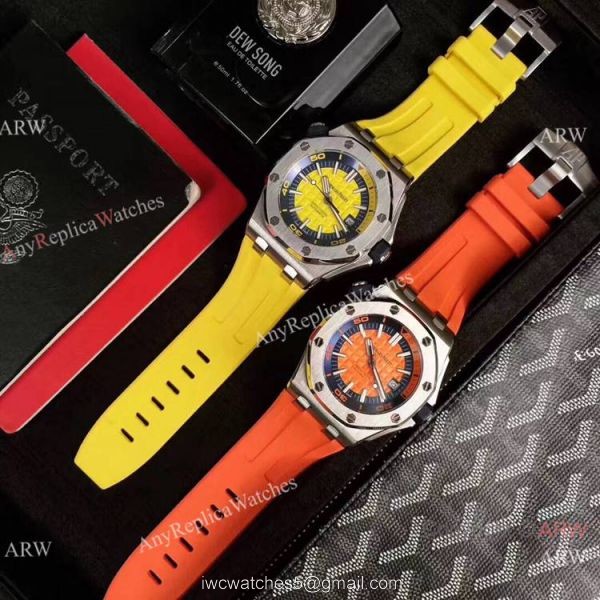 Replica Audemars Piguet Royal Oak Offshore Diver Watches Green Dial 5