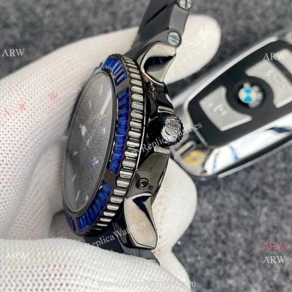 Best Replica Ulysse Nardin Diamond Watch Extra Large Face Mens Watches 5