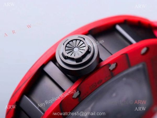 Red Skull Richard Mille Tourbillon RM 052 Knockoff Watch For Men 5