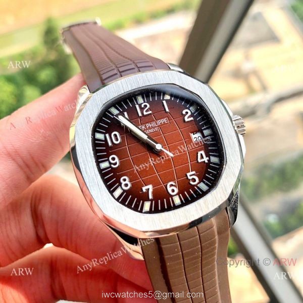 Wholesale Copy Patek Philippe Aquanaut 39mm Watches Gray Face 5