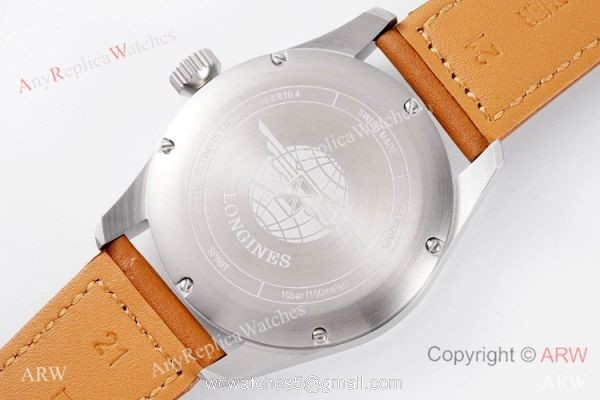 Swiss Grade Replica Longines Spirit White Dial Watch Vintage Style 5