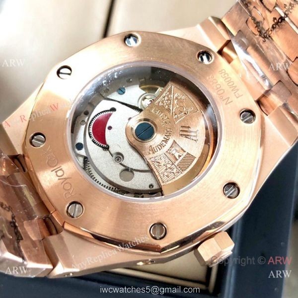 Audemars Piguet Royal Oak Perpetual Calendar Copy Watches Rose Gold 5