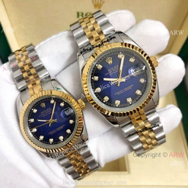 Low Price Rolex Datejust Jubilee Two Tone Lover Watch 36mm or 31mm 5