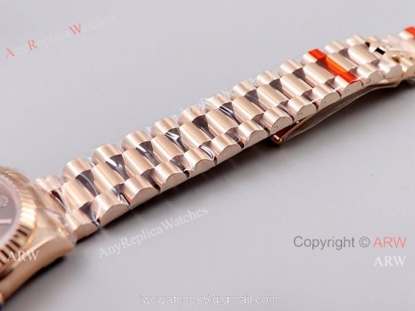 (TW) Swiss Fake Presidential Rolex Oyster Perpetual Datejust 31mm Watch Chocolate with Roman Dial 5