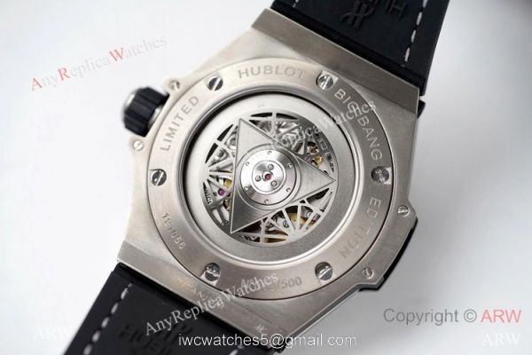 NEW! Swiss HUB1213 Hublot Big Bang Sang Bleu Titanium Watch 45mm 5