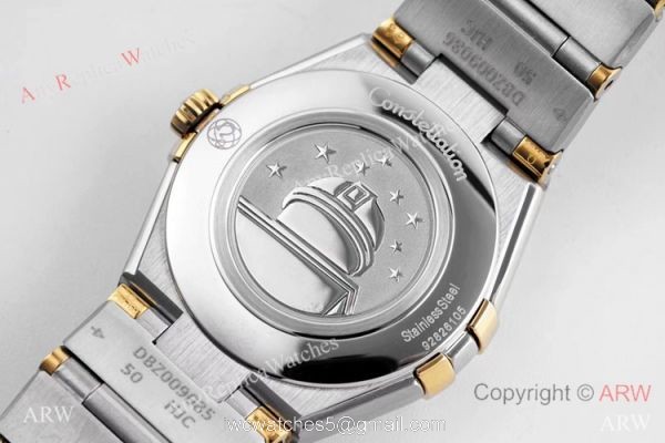 NEW! Swiss Copy Omega Constellation 2-Tone Watch 28mm Quartz 5