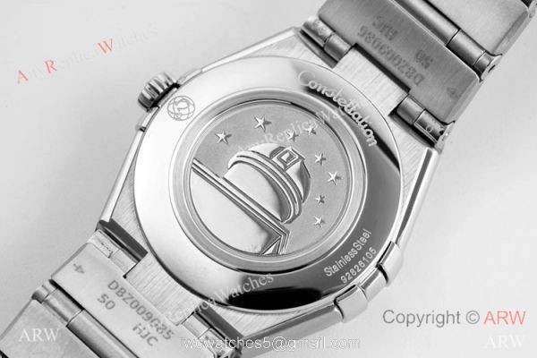 NEW Swiss Copy Omega Constellation Silver Steel Watch 28mm Women 5
