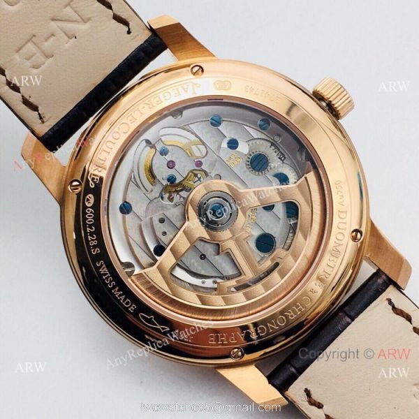AAA Replica Jaeger-Lecoultre Master Ultra Thin Tourbillon Rose Gold Watch 982 Movement 5