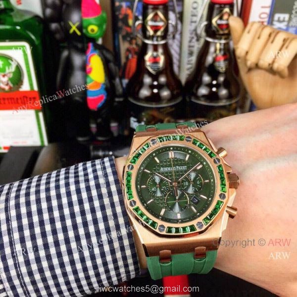 Best Copy Audemars Piguet Royal Oak Offshore 42mm Watches Rose Gold Dial 5