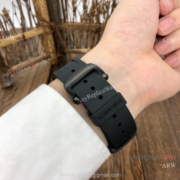 Best Replica Richard Mille RM038 Men Watches Black Steel 5