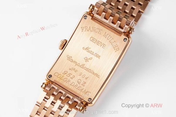 New! Franck Muller Long Island Full Diamond Rose Gold 1:1 Best Quality Watch 5