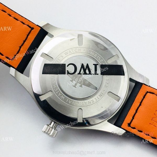 Swiss Copy IWC Pilots Mark XVIII ETA2892 Automatic Watch Black Dial 5