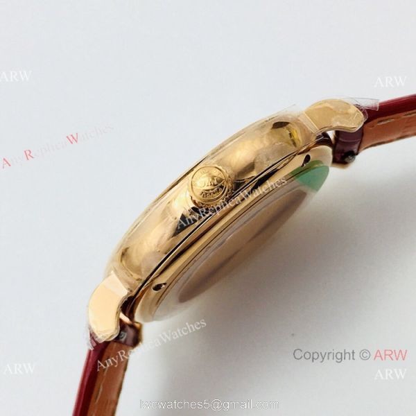 New! Swiss Replica IWC Portofino Swiss 9015 Rose Gold Watch Ladies 5