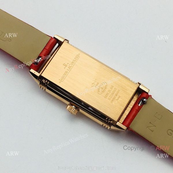 Swiss Copy Jaeger-LeCoultre Reverso One Ladies Watch Rose Gold Sapphire Glass 5