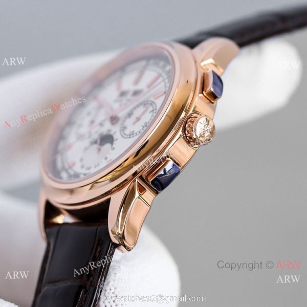 Swiss Clone Patek Philippe Grand Complications Perpetual Calendar Watch Rose Gold 5