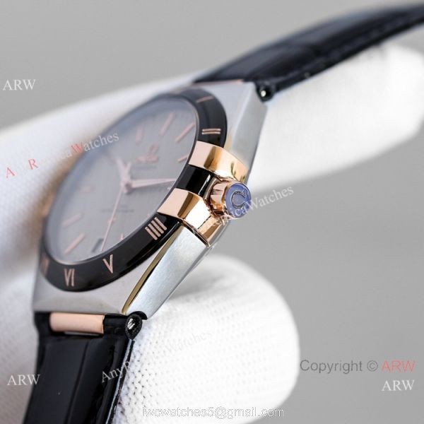 AAA Grade Swiss Replica Omega Constellation Gents 8800 Watch Gray Face 2020 New 5