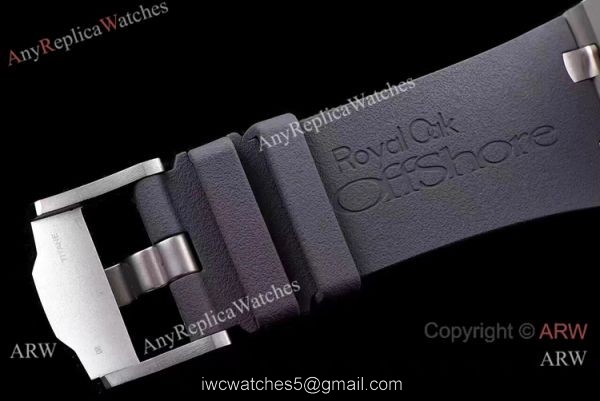 (JF) Swiss Replica Audemars Piguet Royal Oak offshore Schumacher SS Grey Index Dial 5