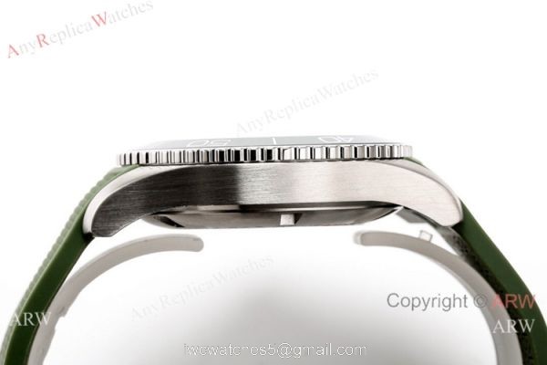 Swiss Grade Copy Longines Hydroconquest Green Rubber Strap Watch 5