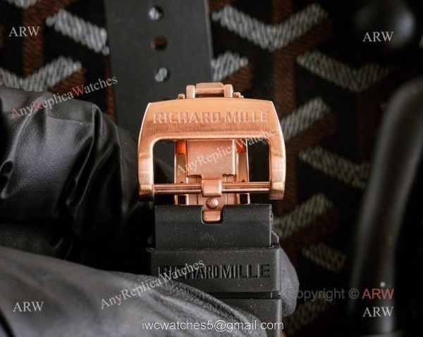 Unique Model Richard Mille RM 57-05 Eagle Dial With Rose Gold Diamonds Watch Replica 5