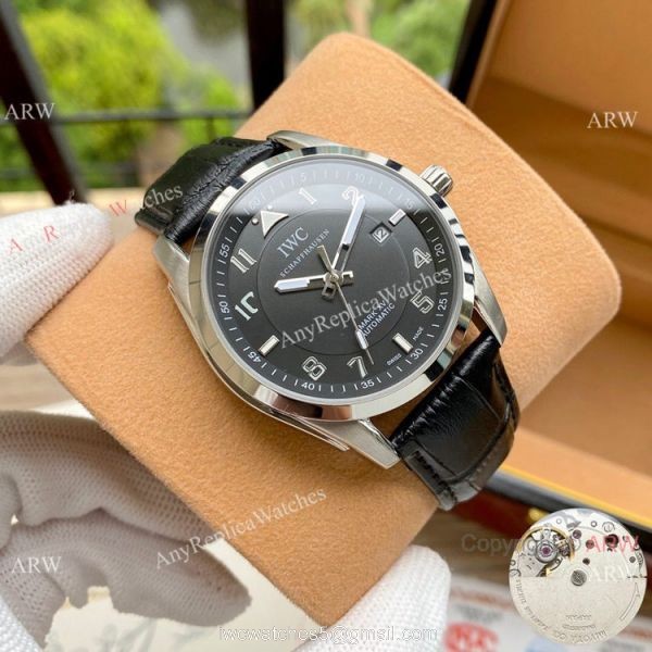 High Quality Copy IWC Pilot Mark XV Watches White Dial Stainless Steel 5
