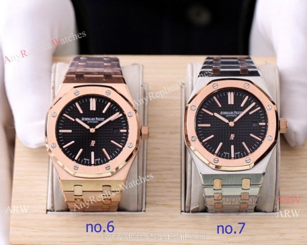 New Style Audemars Piguet Jumbo Rose Gold Automatic Watches 41mm 5