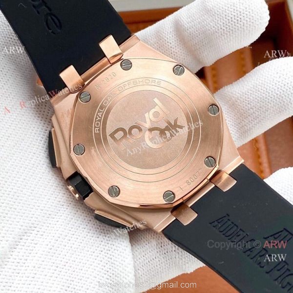 2020 Copy Audemars Piguet Offshore Watches Rose Gold and Black 5