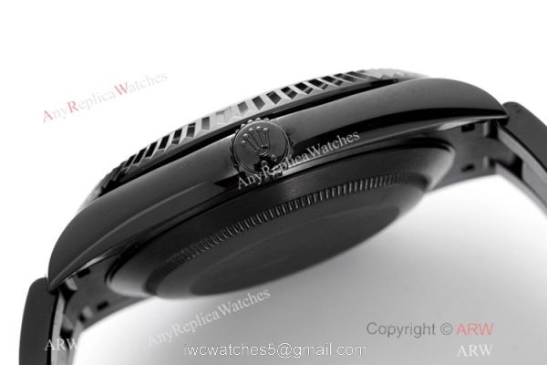 VR-Factory Rolex Oyster Datejust II Black Venom Watch Blue Diamond 41mm 5