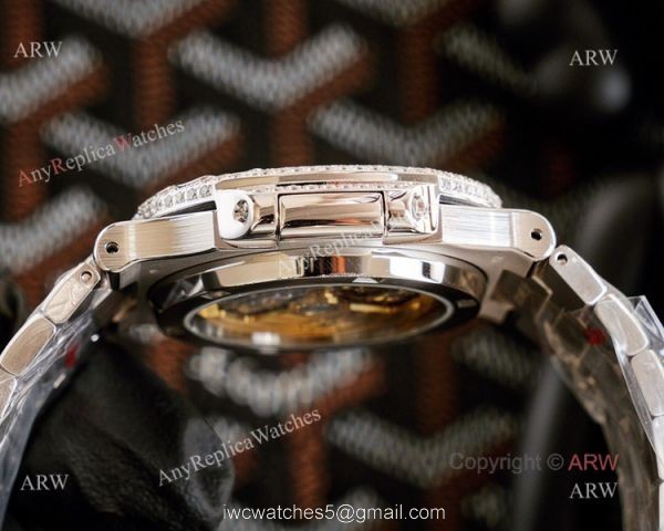 Mens Patek Philippe Nautilus Iced Out Diamonds With Dragon Dial Ref 5720 Limited Edition Watch Replica 5