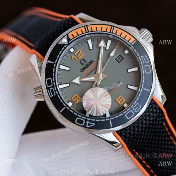 Best Quality Omega Seamaster Planet Ocean Automatic Watches Gray Face 5