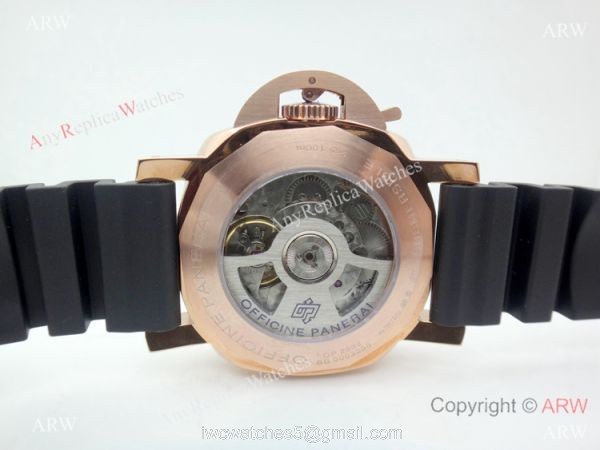 Copy Panerai Submersible PAM684 Watch Rose Gold Lady 42mm 5