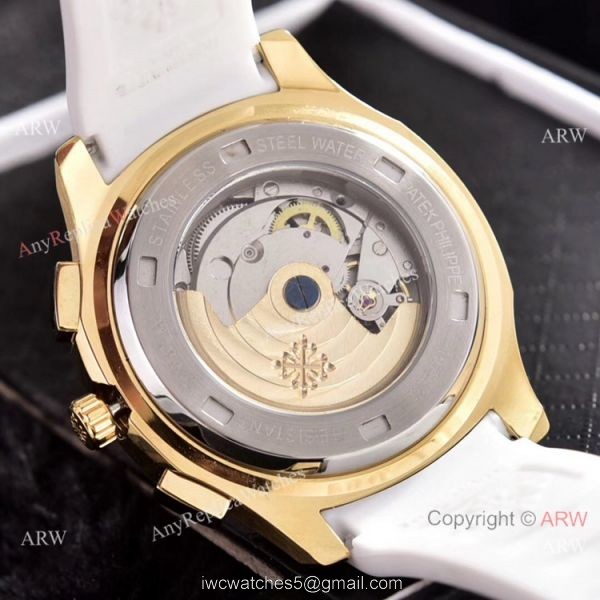 Patek Philippe Aquanaut Engraving Watches Brown Gradient Dial 42mm 5