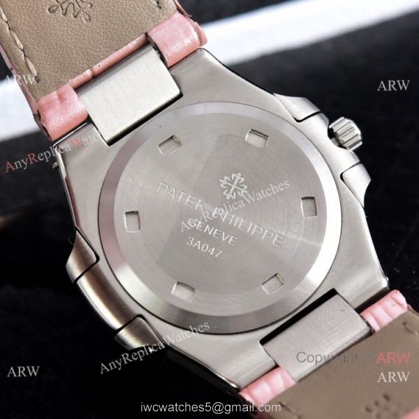 Copy Patek Philippe Lady Nautilus Watches Gray Gradient Dial 32mm 5