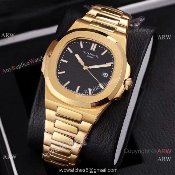 Knockoff Patek Philippe Nautilus All Gold Watches 40m 5