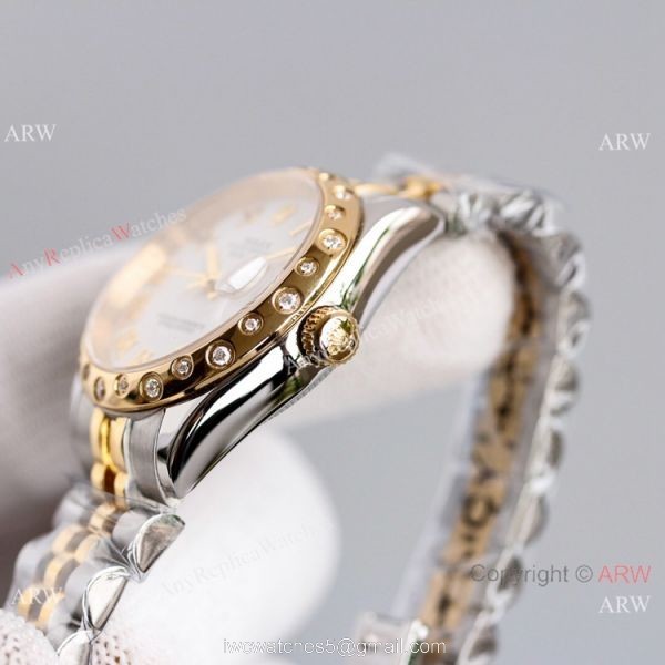 Swiss Copy Rolex Oyster Perpetual Datejust 31 Yellow Gold Jubilee Watch 5