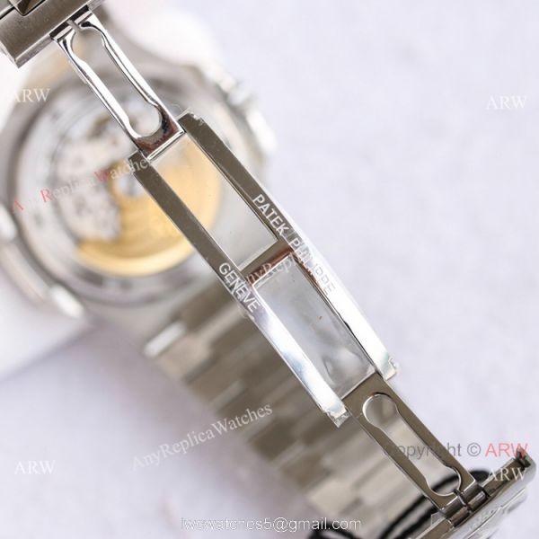 Swiss Grade Copy Patek Philippe Nautilus PPF Factory Cal324 Watch Blue Gradient Dial 5