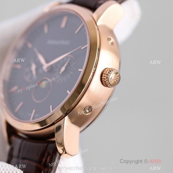 Swiss Copy Audemars Piguet Jules Audemars Silver Dial Watches with Moonpnase 5
