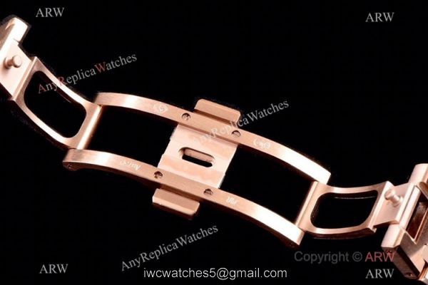 JF Audemars Piguet Lady Royal Oak Copy Watch Rose Gold White Dial 33mm 5