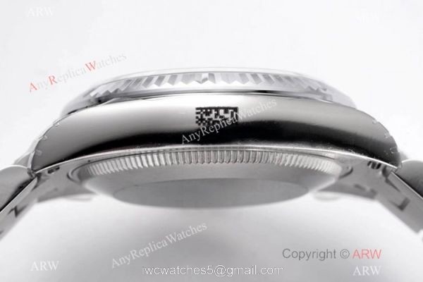 Swiss Clone Rolex Oyster Perpetual Datejust Watch 31mm Blue Dial Presidential Band 5