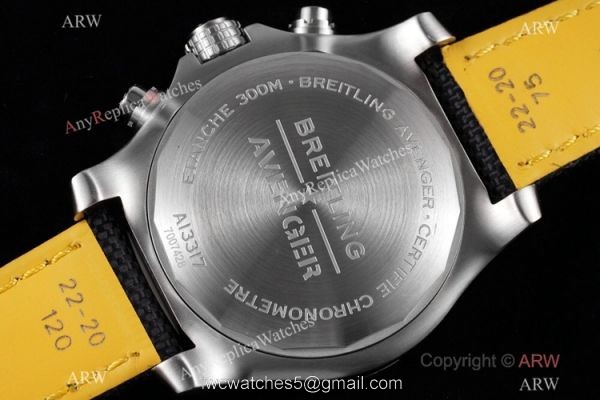 Swiss Grade Breitling Avenger Black Dial Watch Swiss 7750 Movement 5