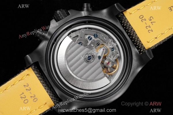 Swiss Grade Clone Breitling Super Avenger II 7750 Watch All Black 5