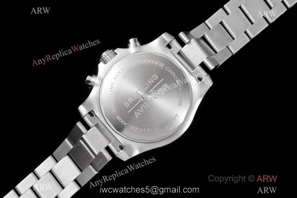 Swiss Copy Breitling Super Avenger II 7750 Stainless steel Watch New! 5